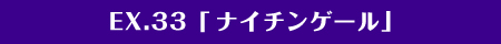 EX.33「ナイチンゲール」